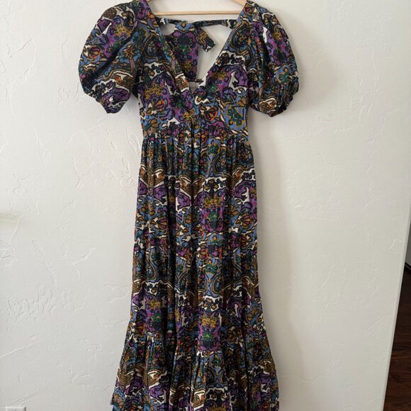 Cleobella Mosaic Ikat Midi/Maxi Dress - Picture 4 of 8